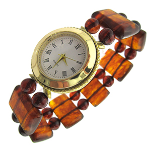 3.091 Часы с янтарным браслетом